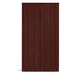 PL151 TWO DOOR 65"H STORAGE CABINET- Mahogany