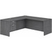 CLALD2045- Classic L-Shape Desk 71" W x 36" D with 42" Return and Box/File Pedestal- Coastal Gray
