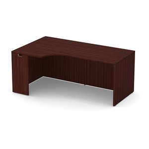 PL178L 71" LEFT PORKCHOP 30"D - Mahogany