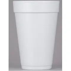 16J16 DART 16 OZ WHITE STYROFOAM CUP, 1000/CASE