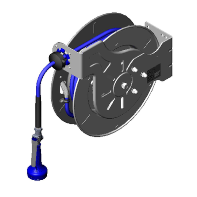 T&S Brass B-7142-08H Hose Reel System Open