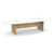 10' Classic Boat Shape Conference Table with Panel Base - White Top, Aspen Base