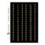 Shelf ID Adhesive Sticker Sheets