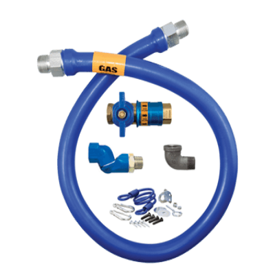 Dormont Manufacturing 1650KITCFS48 Dormont Blue Hose Moveable Gas Connector Kit 1/2" Dia.