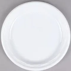 6PWF 6" DART WHITE PLASTIC PLATE, 1000/CS .