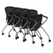 3294 AGENDA NESTING CHAIR- WITH BLACK SEAT