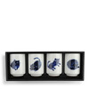 Midnight Blue Cat Cup Set
