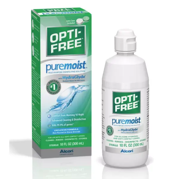 Opti-Free Pure Moist Contact  Lens Solution 10 oz. 2185957