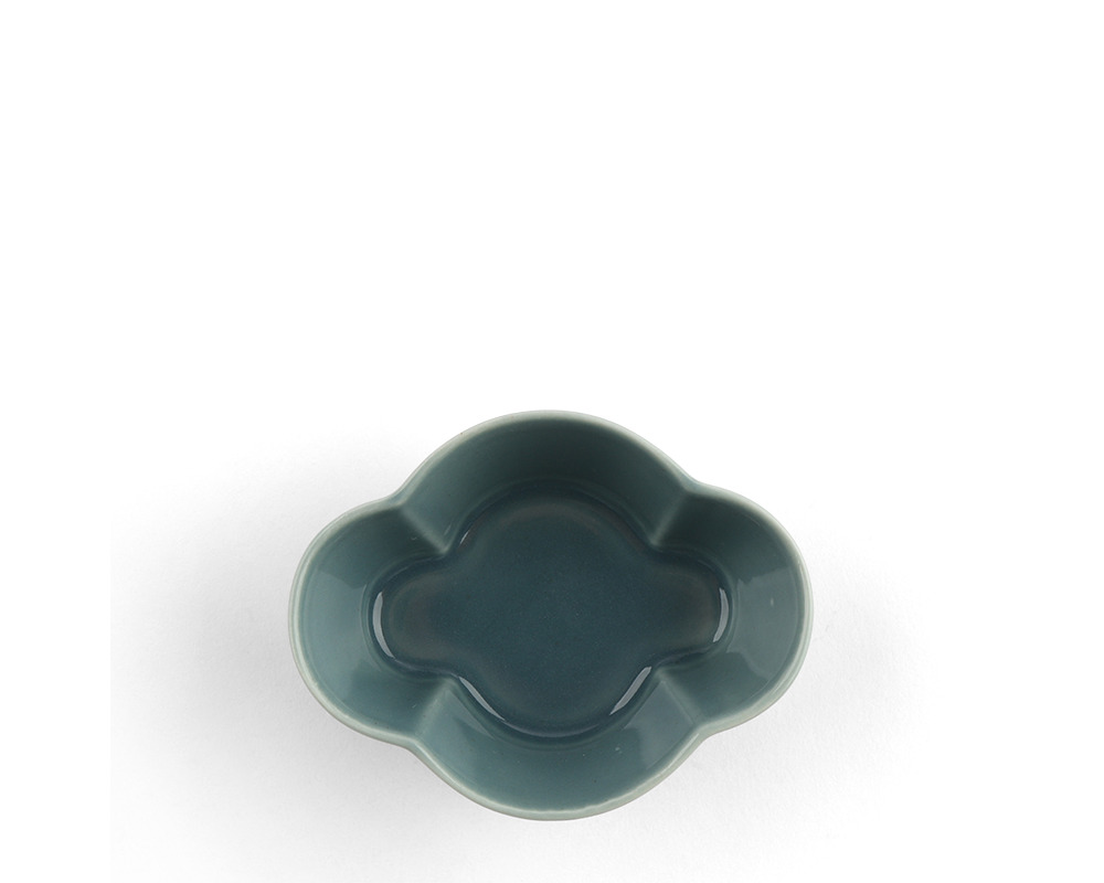 Bowl 3.5" x 2.5" Smoky Blue Cloud
