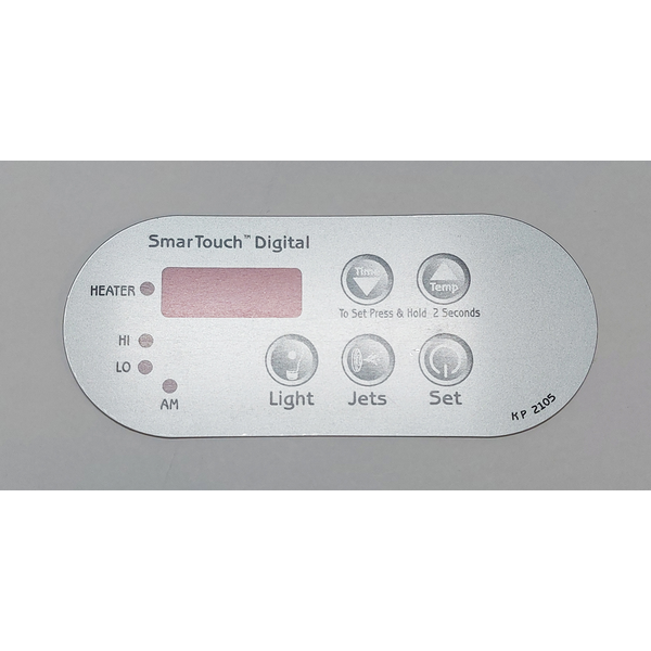 ACC KP2105 5-Button Topside Overlay 80-KP2105-OL