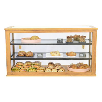 Cal-Mil 22322-99 44"W x 19-1/2"D x 23-1/2"H Madera Bakery Display Case