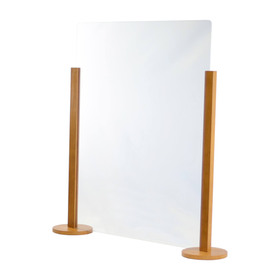 Cal-Mil 22172-99NW 40"W x 8"D x 40-3/4"H Madera Counter Shield