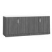 PL113 35"W DOUBLE DOOR CABINET- Newport Gray