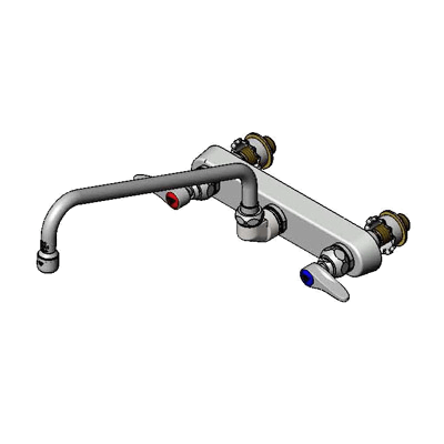 T&S Brass B-1128-XS Faucet Workboard 12" Swing Nozzle