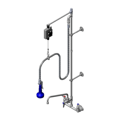 T&S Brass B-0140-08 Pre-Rinse Unit 8" Wall Mount