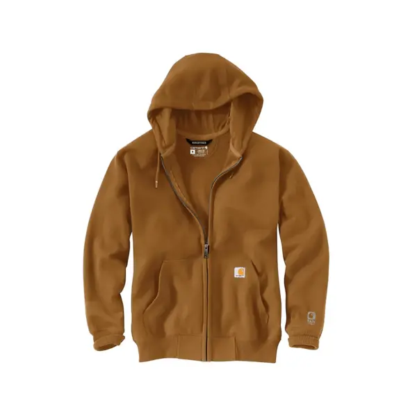 CARHARTT 100614 - Rain Defender® Heavyweight Full Zip Sweatshirt - Carhartt Brown