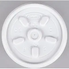 6JL DART WHITE VENTED PLASTIC LID FOR 4J6 & 1000/CA