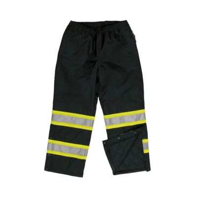 Safety Pants - Pull-On - Lined - CSA Class E - X-Large - Black