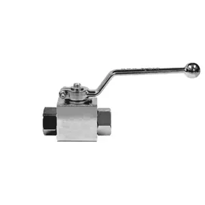 1/4" Plated Steel Ball Valve