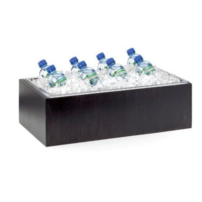 Cal-Mil 475-12-96 12"W x 20"D x 6-1/2"H Midnight Bamboo Ice Housing