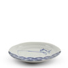 Plate Blue & White Cat Fishing 6.5"