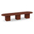  14' Classic Racetrack Conference Table with Cube Base - Cherry