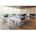 PBF48 48" BUDGET FLIP TOP TABLE BASE- SILVER