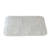 Cook's 630-441LID-NM Clear 6-Compartment Tray Lids
