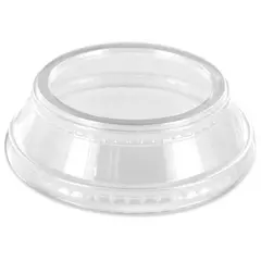 9-24 OZ CLEAR COMPOSTABLE PLASTIC PARFAIT LID, 1000/CS   PLA-YL
