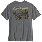 CARHARTT 107455 - Men's Irvine Relaxed Fit Truck T-Shirt - Weathered Ash Heather