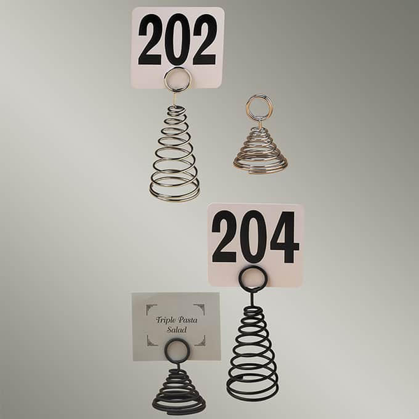 Spiral Number Holders