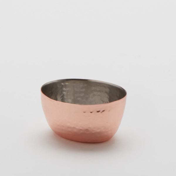 Oval Hammered Sauce Cups