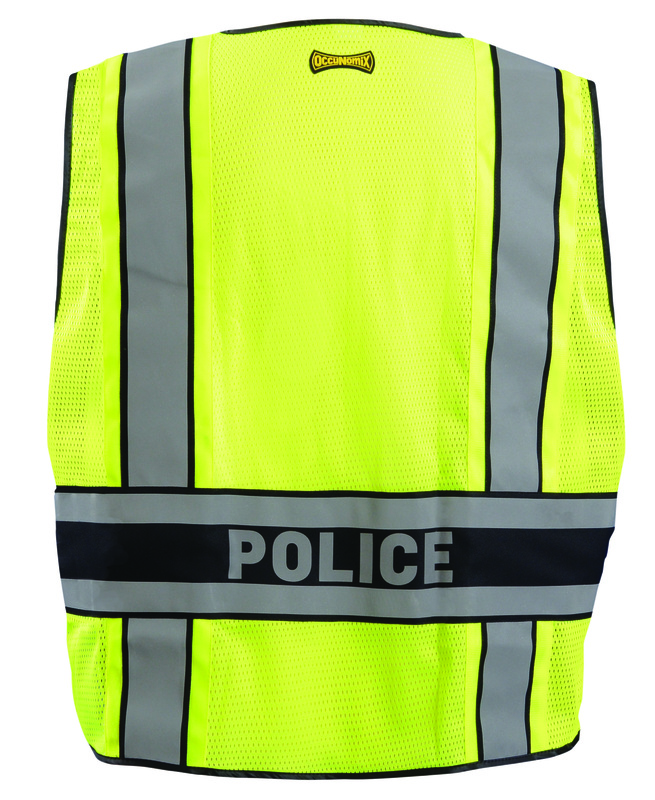 OccuNomix Engineered Tough Safety Gear DOR Deluxe Safety "POLICE" Vest