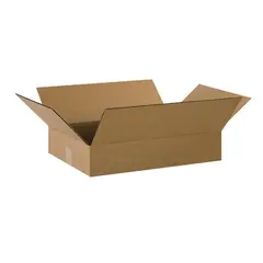 20 X 14 X 3 FLAT CORRUGATED CARTON 25/BD  20143