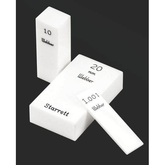 STARRETT RYM 10.0 AA Rect. Ceramic Gage Block - 10.0 mm, Grade AA