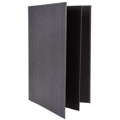 Winco LMF-814GY Four Views Menu Cover