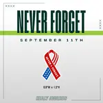 9/11 Die Cut Ribbons