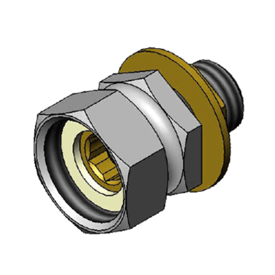 T&S Brass0CC Union Coupling Inlets Male 1/2" IPS Inlet