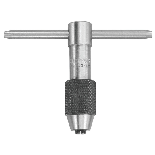 STARRETT 93A T-Handle Tap Wrench 2"L, 1/16-3/16" Tap Size