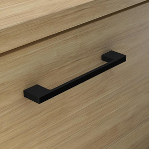 PLPULL-R SQUARE PL ALUMINUM HANDLE- BLACK