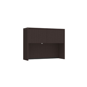 PL125 47" HUTCH WITH DOORS-ESPRESSO