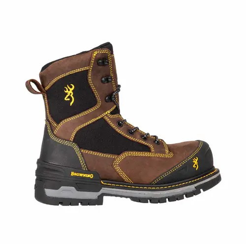 BROWNING 107601 - Buzzard 8" CT/CP CSA WR Work Boot - Brown