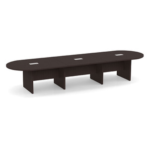 14ft Racetrack, slab base Conference Table: ESPRESSO 