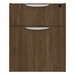 PL108 BOX/FILE HANGING PEDESTAL - Modern Walnut