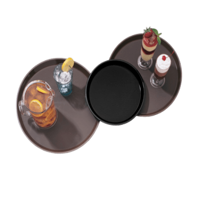 Cambro PT1600167 Non-Slip Polytread Tray Round