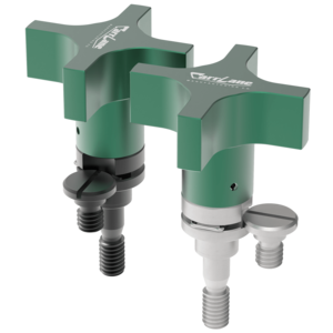 Captive Locating Screws with Hand Knob