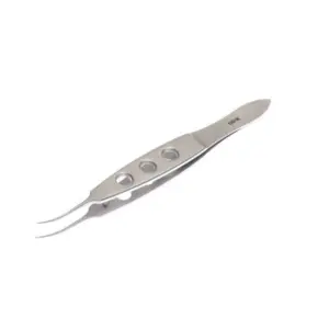 Max Fine Forceps Curved - Smooth Pointed Tip, O/L 110mm Str, Dispo 10/bx 11-6009