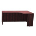 PL181R 66" PORKCHOP CREDENZA-RIGHT- Mahogany
