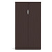 PL151 TWO DOOR 65"H STORAGE CABINET- Espresso