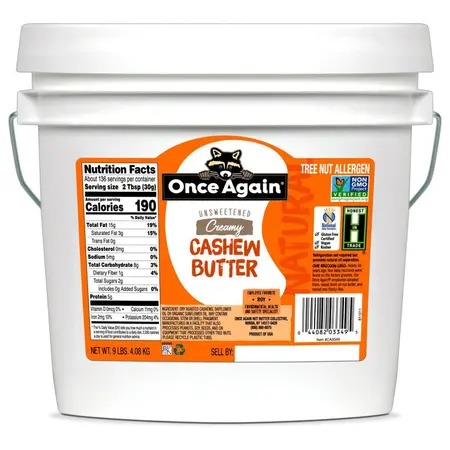 NUT BUTTER CASHEW | 9 LBS